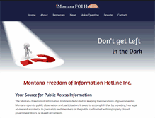 Tablet Screenshot of montanafoi.org
